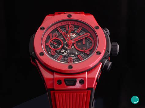 hublot rote keramik|hublot red magic watch.